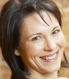 woman smiling